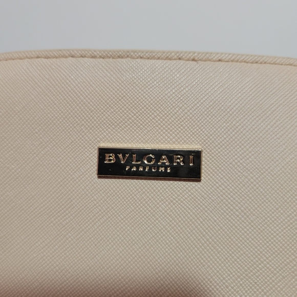 BULGARI light pink perfume zipper pouch - Picture 4 of 5